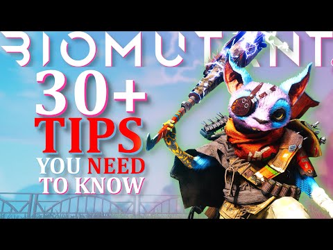 Biomutant ULTIMATE 30+ TIPS AND TRICKS \\ Things I Wish I Knew Sooner