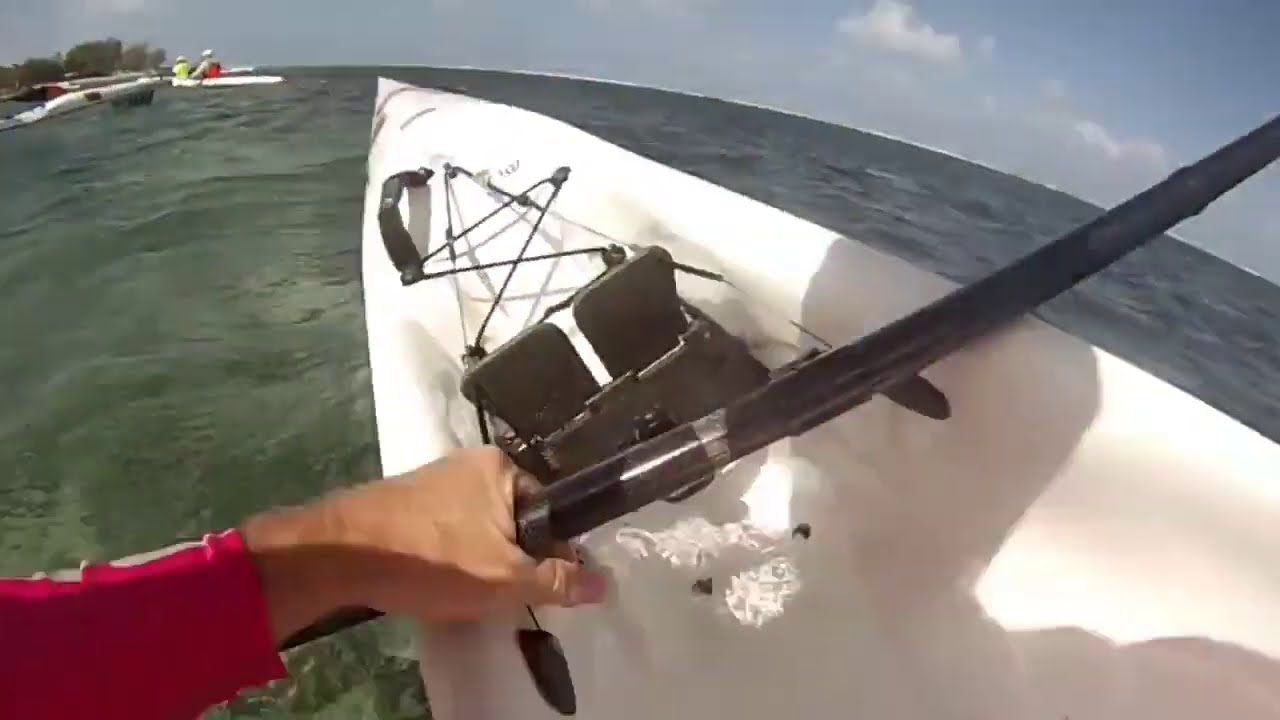 Downwind paddling in Mauritius!