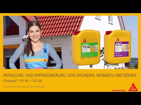 Reinigung und Imprägnierung im Außenbereich mit Sikagard®-715 W / -703 W