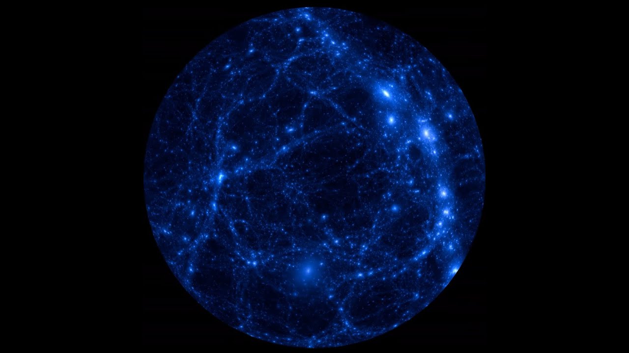Video of cosmological simulations.
