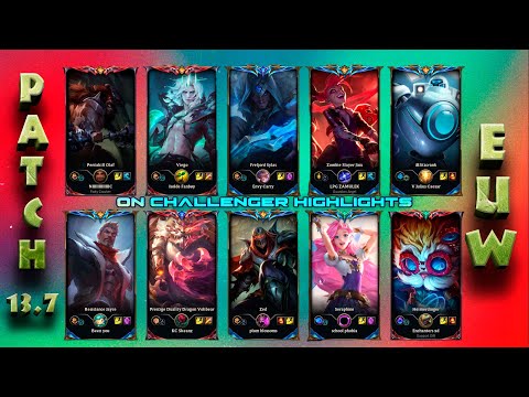 EUW Challenger Match #636 Highlights Patch 13.7 [VITB - Jactroll, KC - Skeanz, Team BDS - Labrov]