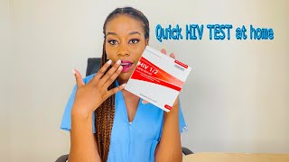Demonstration of an HIV 1+2 home test kit  || OWN YOUR HEALTH E6