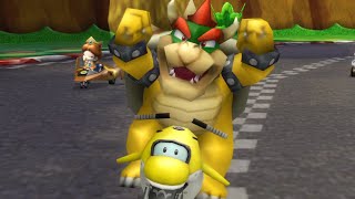 Bowser on Dolphin Dasher in Mario Kart Wii