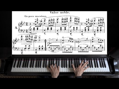 Schumann - Carnaval Op.9, No. 4 "Valse noble" | Piano with Sheet Music