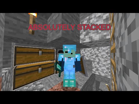 How I became extremely OVERPOWERED on this minecraft bedrock anarchy server!