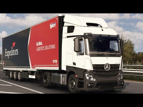 ETS2 gameplay| Realistic Graphics| Actros mp4 | Timisoara 🇷🇴- Szeged 🇭🇺| motor oil 20 tons. enjoy