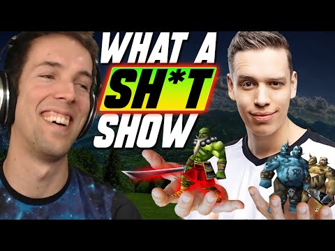 "What a SH*T SHOW!" Harstem can't decide between Creeping and Fighting! - WC3 - Coaching #3