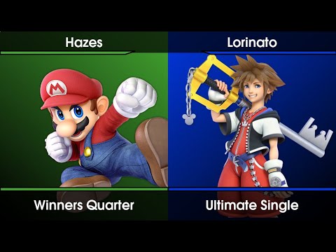 Dreamland Weekly #18 Winners Quarter - Hazes (Mario) Vs. Lorinato (Sora) SSBU Ultimate Tournament