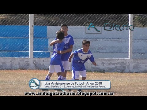 Velez 3 - S Aconquija 0 (Anual 2015 - L.A.F.) - 6ta Fecha - 5ta Div