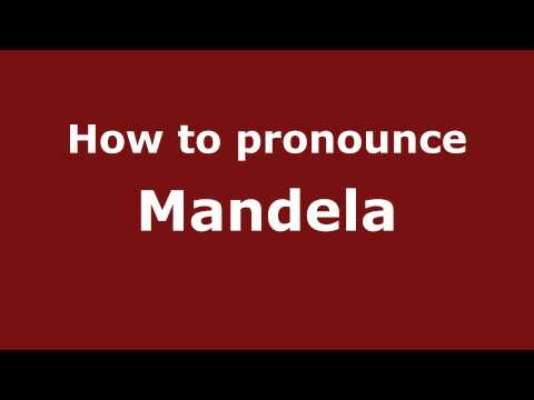 How to pronounce Mandela