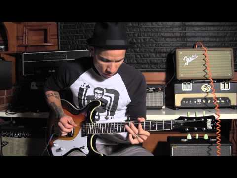 Eastwood Guitars Sidejack DLX Mosrite style demo - RJ Ronquillo