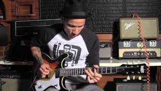Eastwood Guitars Sidejack DLX Mosrite style demo - RJ Ronquillo
