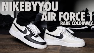 NIKEBYYOU Air Force 1 Custom - "Russian Crème" Black Toe Review + On Feet (2 RARE COLORWAYS)
