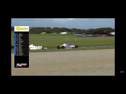 Race 3 last lap Victorian Formula Ford Championship and first race win.