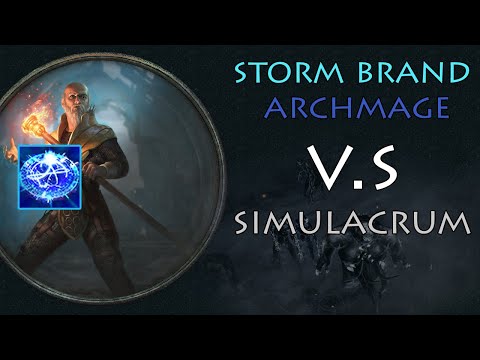 Build ] 3.10 Stormbrand Archmage vs Simulacrum