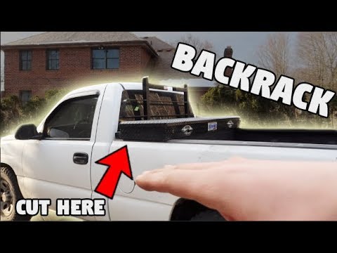BACKRACK TOOL BOX MODIFICATION (I had to cut it)