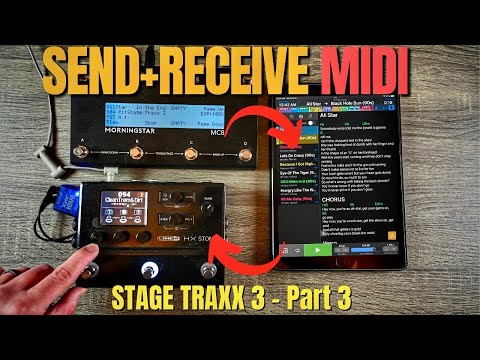 So senden und empfangen Sie MIDI mit der iPad-App – Stage Traxx 3 – Teil 3