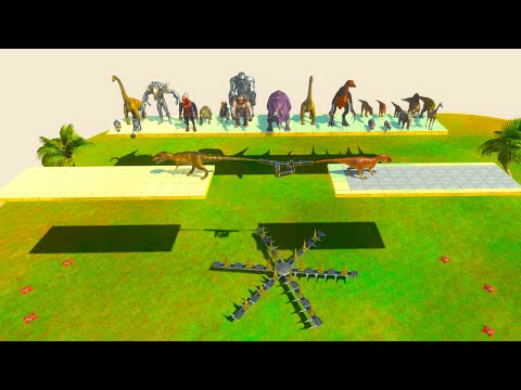 شد الحبل الرئيسيات مقابل الثدييات   Tug of War Primates vs Mammals - Animal Revolt Battle Simulator
