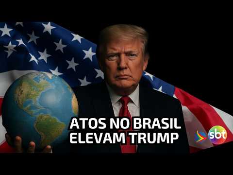 THE NEW YORK TIMES destaca bandeira dos EUA em ATO DE BOLSONARO na PAULISTA