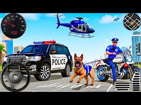 Police Car Chase Simulator 3D Game - Real Cop Cars Driving Simulator 2025 - Android GamePlay
