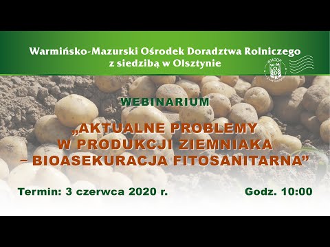 Zaproszenie na webinarium - „Jaki potencjał drzemie w ziemniaku ?”