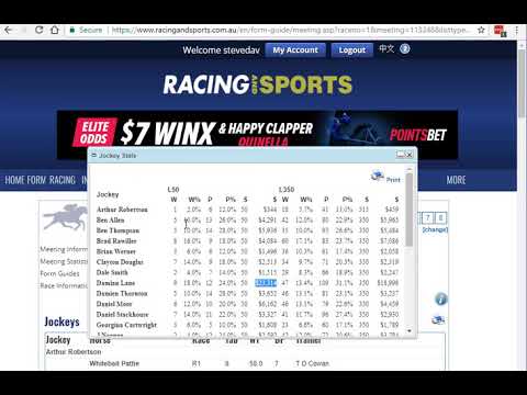 Selecting Australian and New Zealand Jockeys