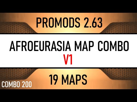 200 | NEW ETS2 1.46 PROMODS 2.63 FIRST MAP COMBO : 19 MAPS