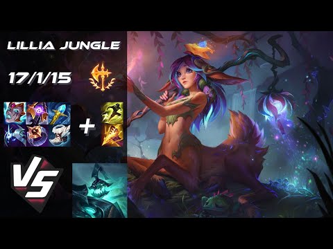 JUNGLE Lillia vs Hecarim - NA Grandmaster Patch 25.S2.5