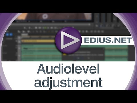 EDIUS.NET Podcast - Audiolevel adjustment