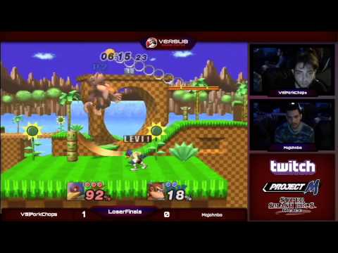 VS Weekly 11/27/14 -Losers Finals - VS | PorkChops (Falco) vs Mojohnbo (DK) - Project M