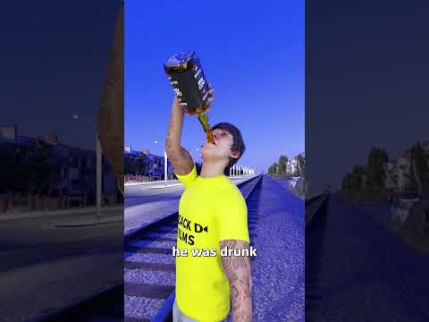 He Fell Asleep On The Train Tracks 😱