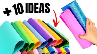 10 Increíbles Manualidades con Foamy - Goma Eva
