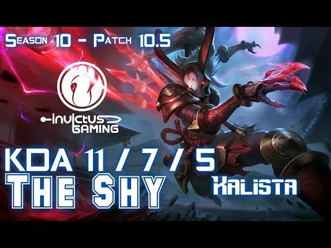 IG The Shy KALISTA vs LUCIAN Top - Patch 10.5 KR Ranked