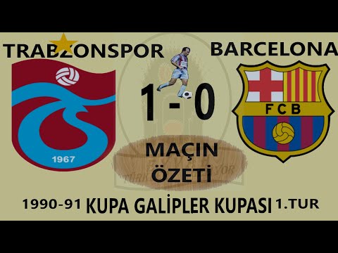 KARADENİZ FIRTINASI KATALANLARA SAHAYI DAR EDİYOR, TRABZONSPOR 1 0  BARCELONA GOL HAMDİ ASLAN EYVAH