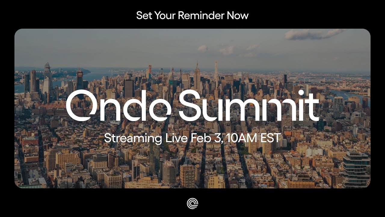 Ondo Summit 2026 – LIVE from NYC