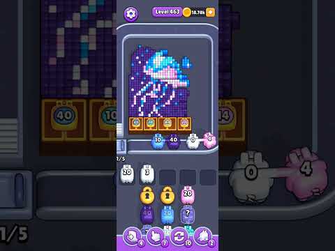 Pixel Flow Level 463 Walkthrough - Medium Difficulty Puzzle Solution