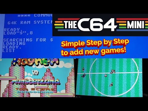 C64 Mini - SIMPLE Step by Step Guide to Adding new games - link to buy in description