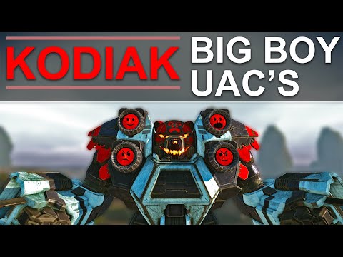 UAC20's and UAC10's together are SUPER HARD HITTING! - Mechwarrior Online (Kodiak Gameplay)