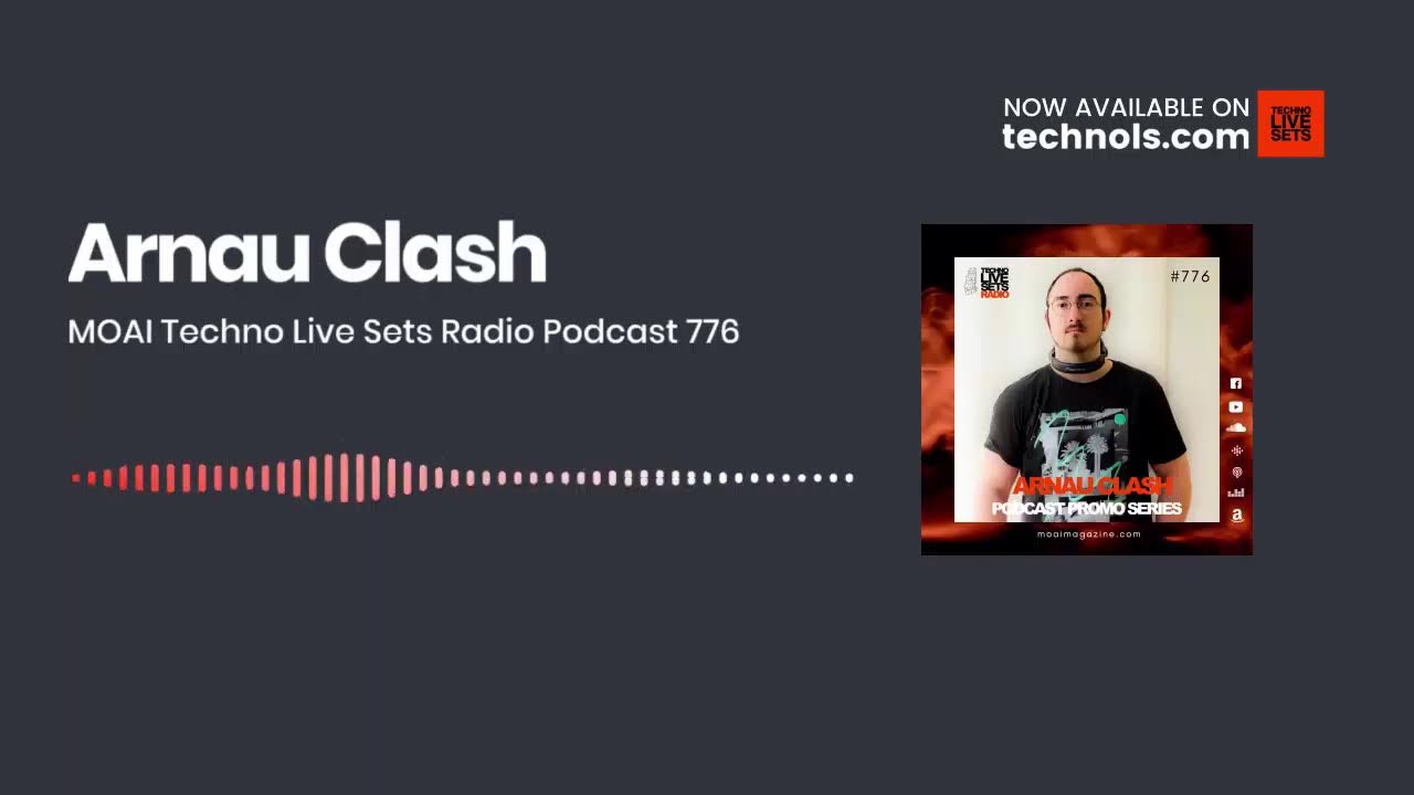 Techno DJ Mix / Set by Arnau Clash (Spain) - MOAI Techno Live Sets Radio Podcast 776