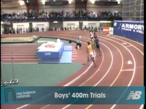 Boys 400m Prelim Heat 5 - New Balance Indoor Nationals 2011