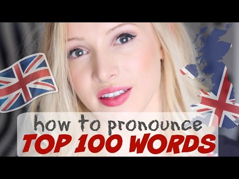 Part of a video titled Pronounce the 100 Most Common English Words PERFECTLY