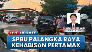 Pertamax Kosong di SPBU Palangka Raya, Distribusi dari Banjarmasin Terhambat Picu Antrean Panjang