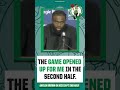 Jaylen Brown's Game OPENED UP in the Second Half As He Dropped 19 Points ? #shorts
