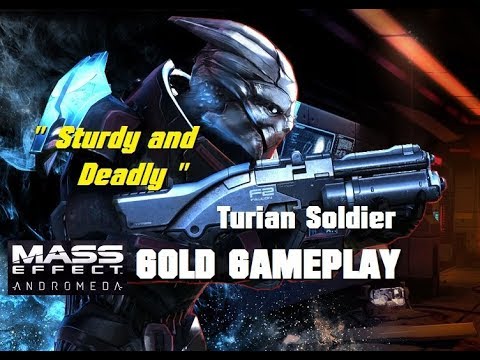 Sturdy and Deadly; Turian Soldier Gameplay - MASS EFFECT: ANDROMEDA MULTIPLAYER