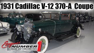 Video Thumbnail for 1931 Cadillac Series 370A