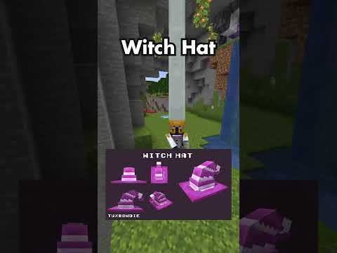Minecraft Witch hat! #shorts