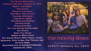 Moody Blues Live Oakland California January 1974