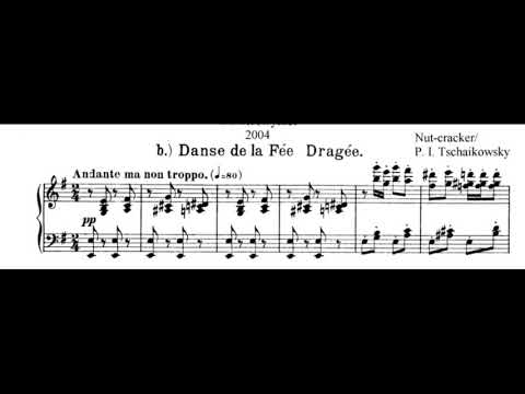 Piotr Tchaikovsky, Nutcracker - Dance of the Sugar Plum Fairy (Opus 71), Piano Sheet music