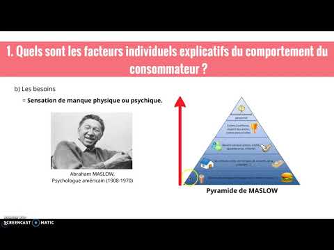 TSTMG Mercatique Chapitre 1 Les facteurs explicatifs du comportement du consommateur