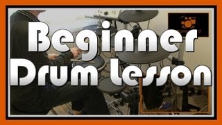 ★ How To Play Drums (4) ★ Beginner Drum Lesson | Free Video Drum Lesson